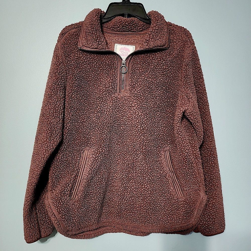 Cozy Sherpa Quarter Zip Cozy Fleece Sherpa Pullover